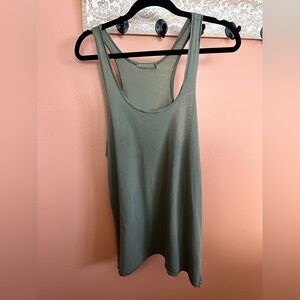 Nili Lotan olive green oversized tank